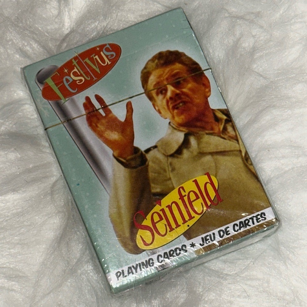 Seinfeld Festivus Playing Cards Official Deck Frank Costanza Aquarius New Sealed